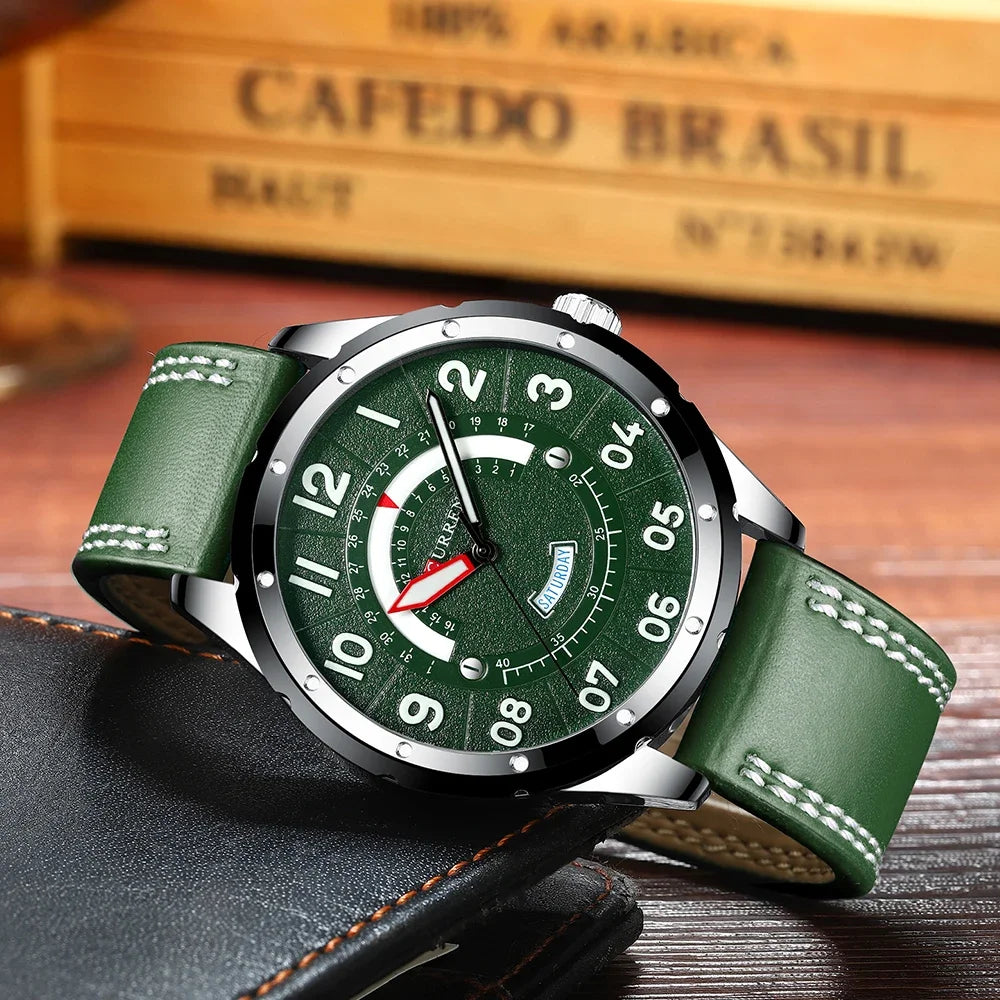 CURREN 8267 Leather Watch