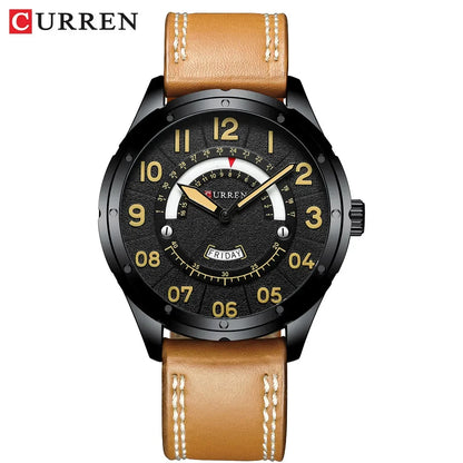 CURREN 8267 Leather Watch